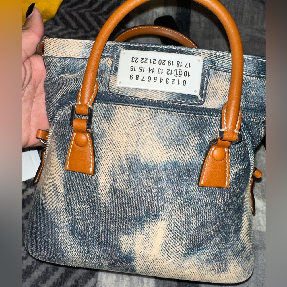 Maison margiela 5AC tie-dye tote bag